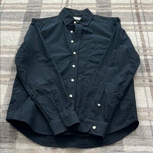 Taylor Stitch Black Casual Button Down Shirt